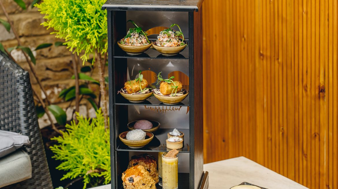 Afternoon tea at  Karma Sanctum Hotel