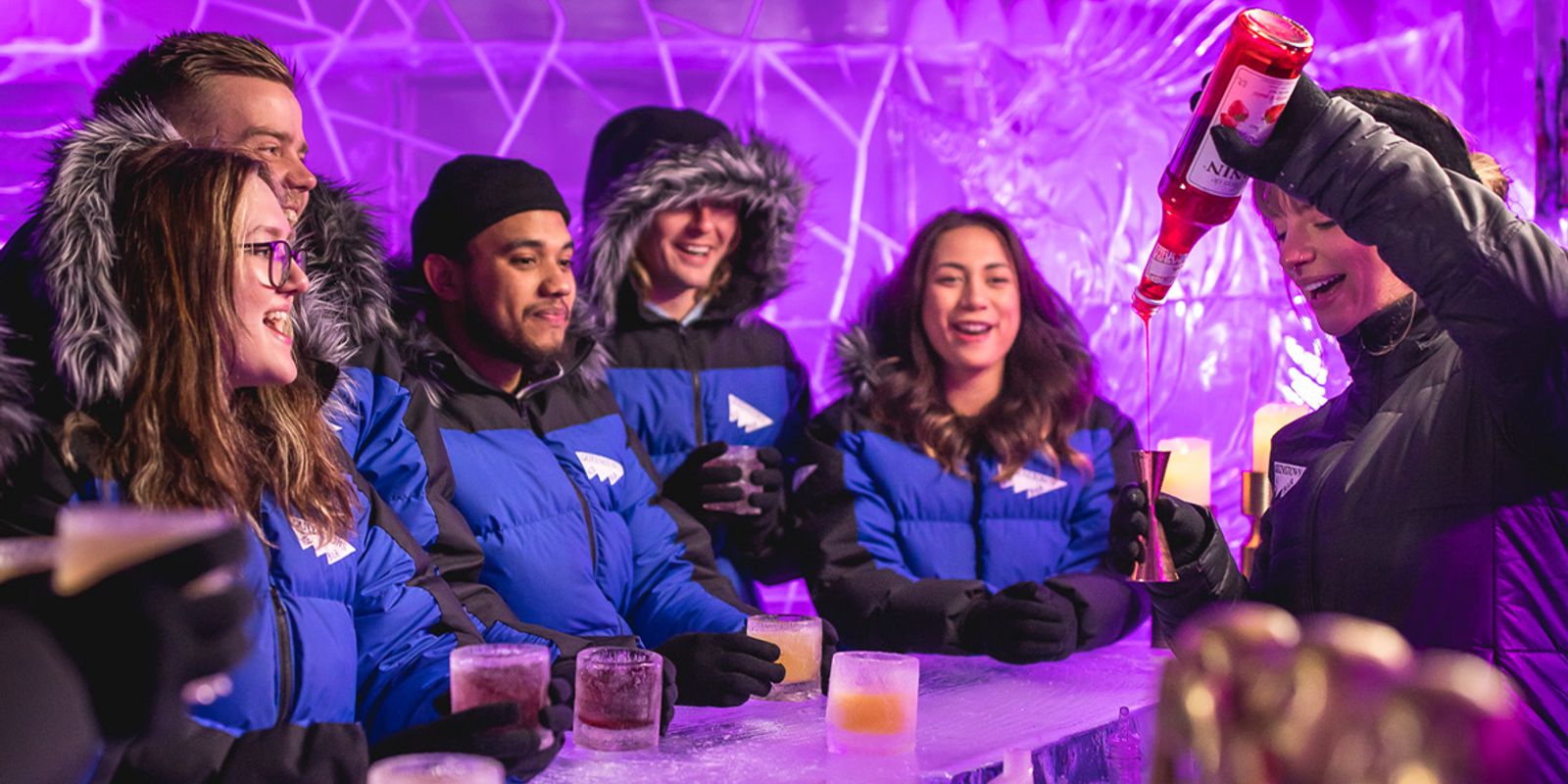 Queenstown Ice Bar - entry & cocktail