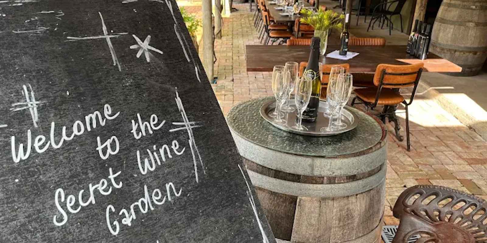 Secret Wine Garden at Manor Estate