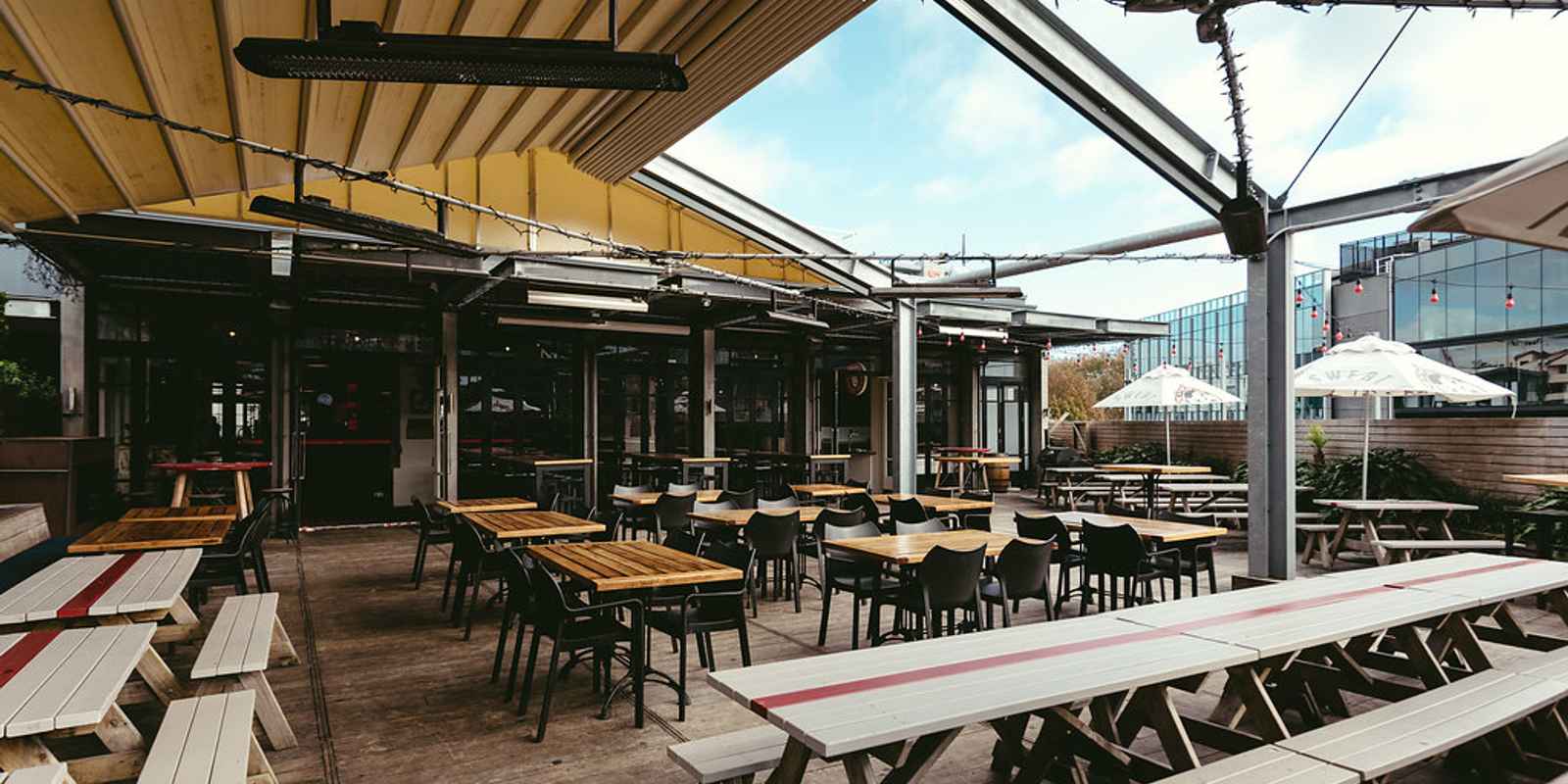 Sweat Shop Brew Kitchen 50 off the first table of the night with