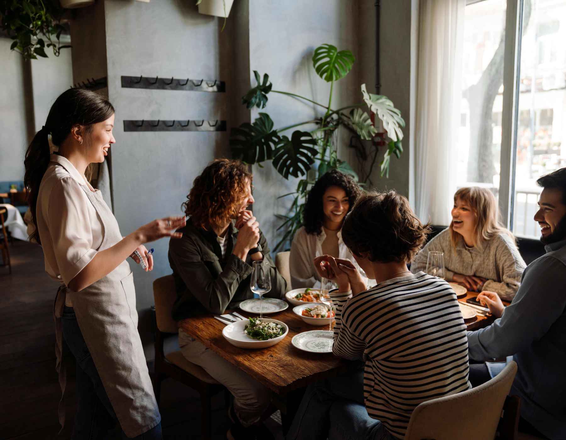 More ways to dine: Now welcoming solo diners and groups of six