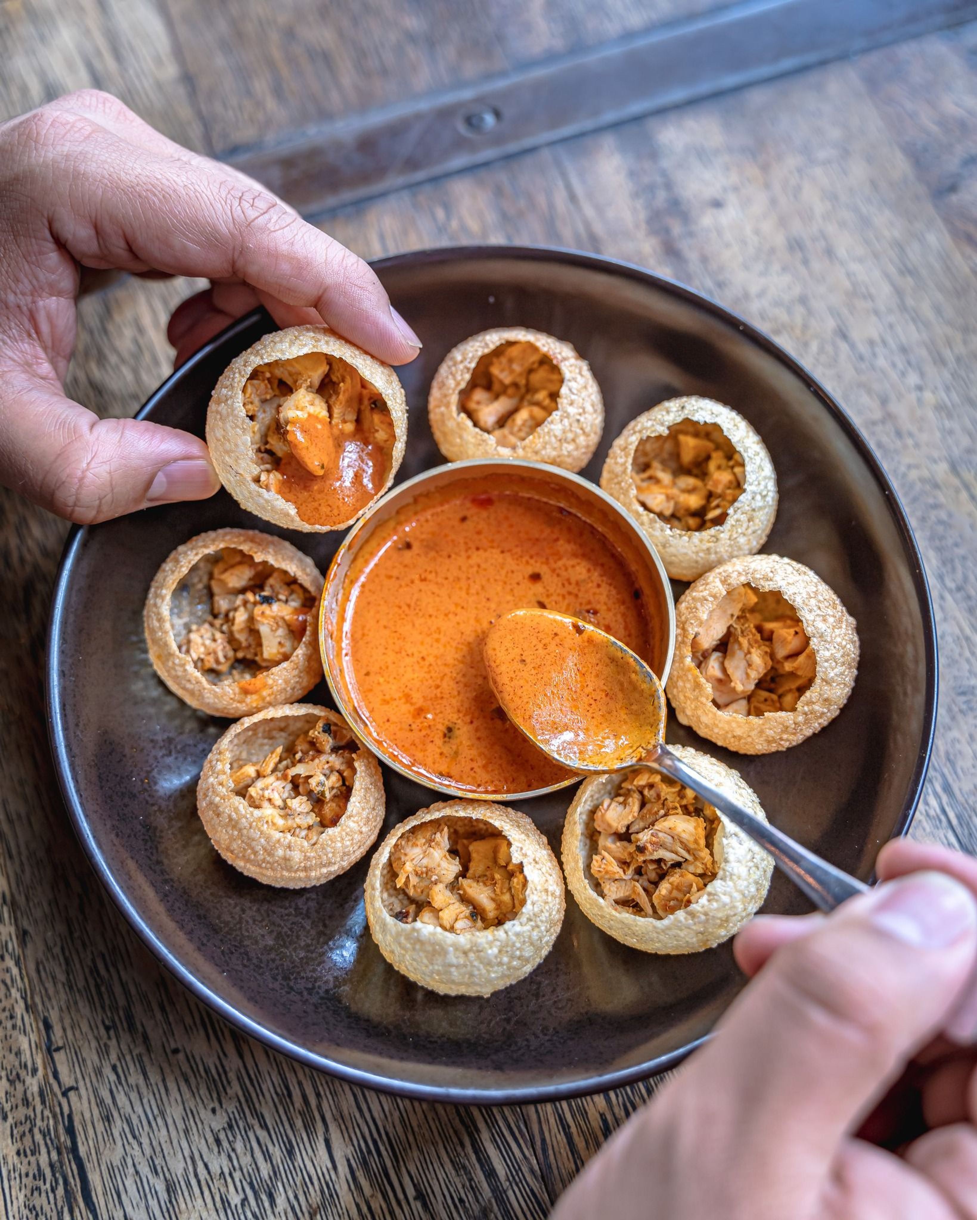 Warming Curry Spots on First Table