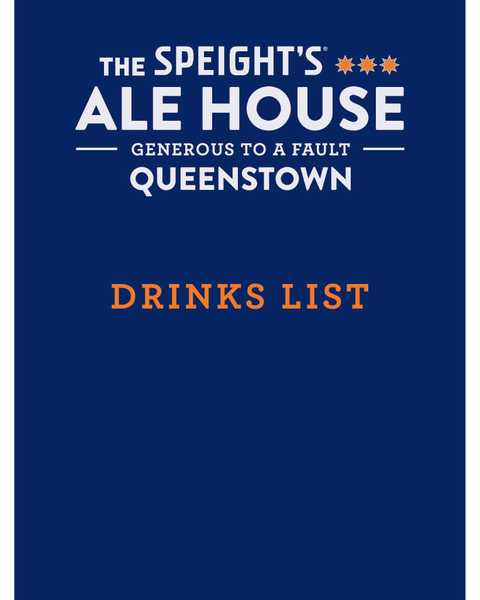 The Speight's Ale House Queenstown menu