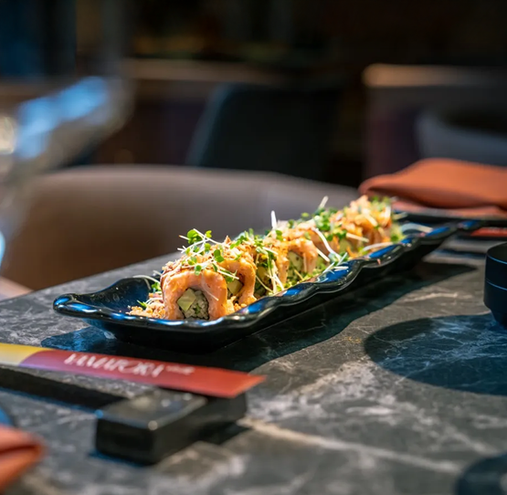 One of the signature rolls at Yamatora in South Hampstead.
